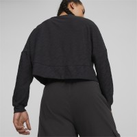 PUMA Γυναικεία μπλούζα φούτερ Fit Branded Fleece Crew - 524124-01