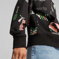 PUMA Γυναικεία μακρυμάνικη μπλούζα φούτερ Classics Brand Love Womens Hoodie - 621385-01