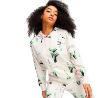 PUMA Γυναικεία μακρυμάνικη μπλούζα φούτερ Classics Brand Love Womens Hoodie - 621385-65