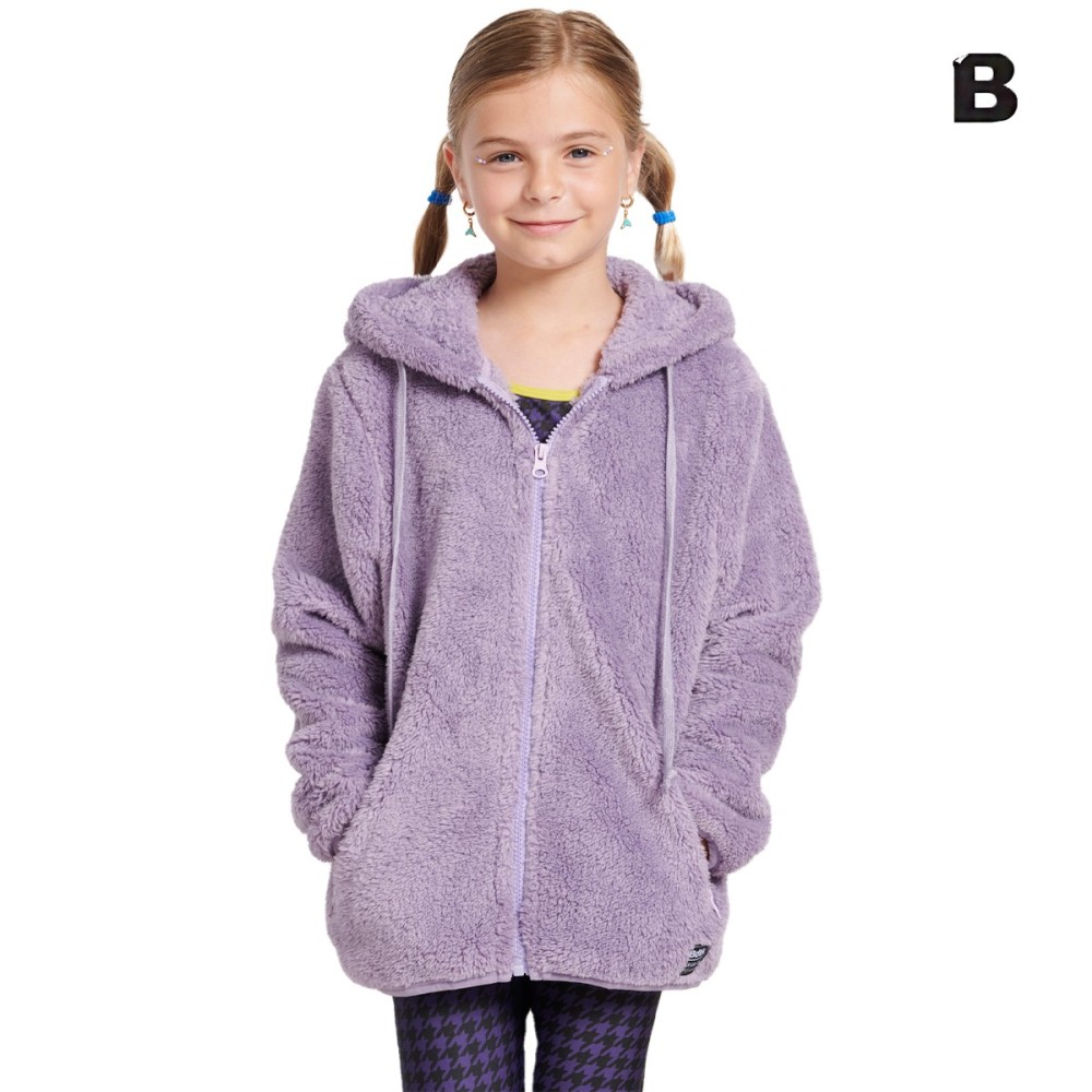 Bodytalk Παιδική unisex teddy ζακέτα με κουκούλα Kids teddy hooded zip sweater - 1232-720222-00446