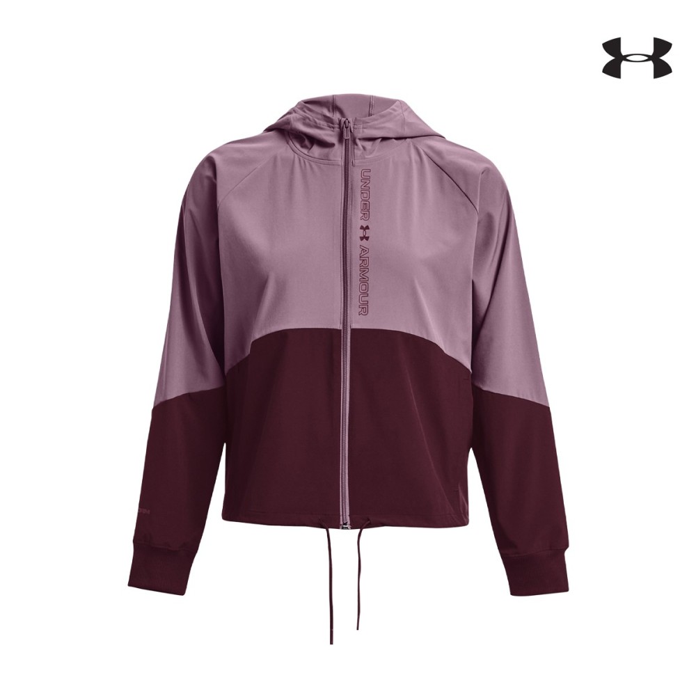 Under Armour Γυναικείο Λεπτό Μπουφάν Womens UA Woven Full-Zip Jacket - 1369889-500