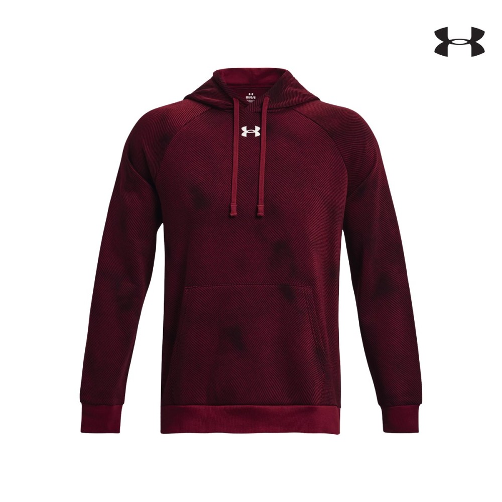 Under Armour Ανδρική Φούτερ με κουκούλα Mens UA Rival Fleece Printed Hoodie  - 1379759-600