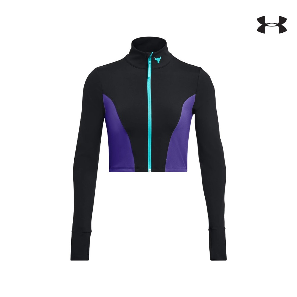 Under Armour Γυναικεία Κοντή Μπλούζα με μακρυ μανίκι Womens Project Rock Lets Go Crop Full-Zip - 1380194-001