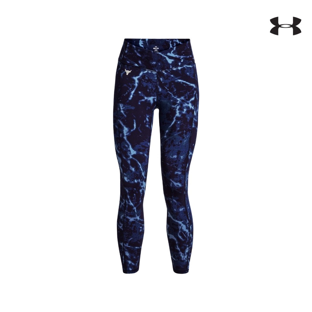 Under Armour Γυναικείο Κολάν Women's Project Rock Crossover Lets Go Printed Ankle Leggings - 1380859-410