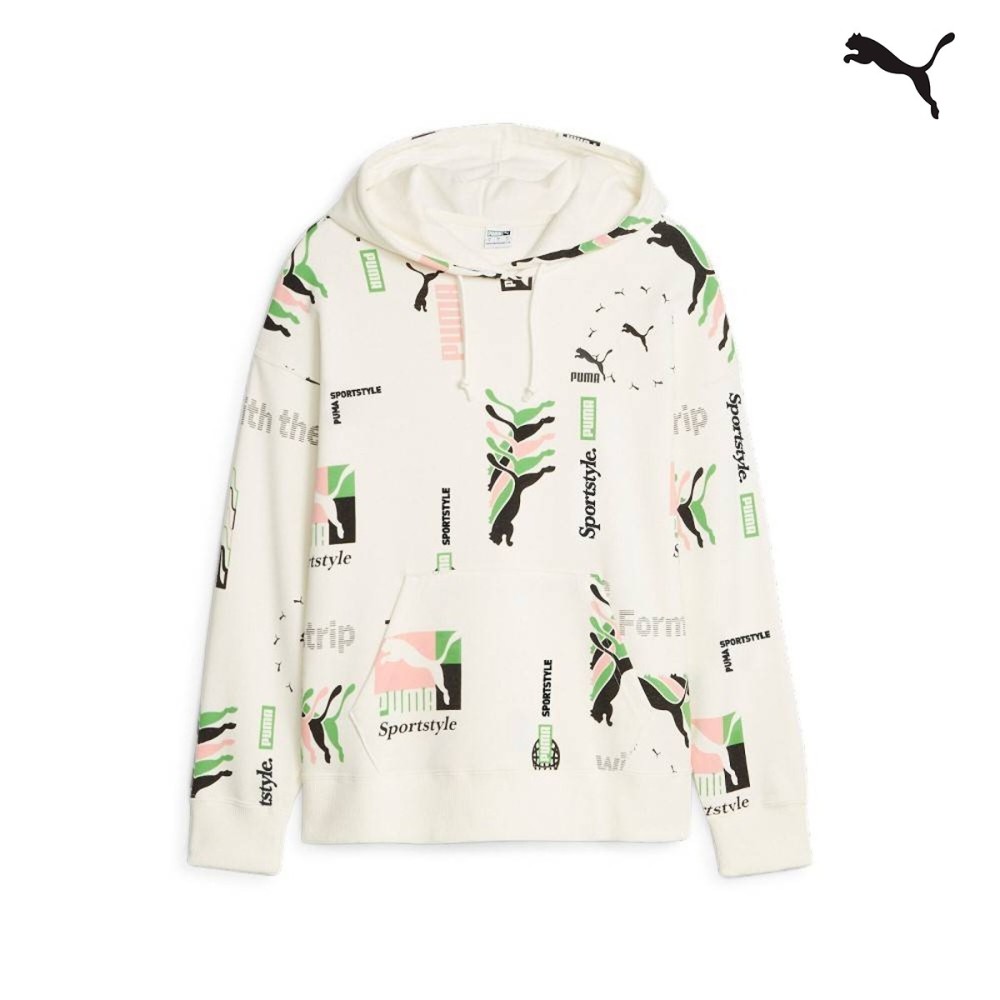 PUMA Γυναικεία μακρυμάνικη μπλούζα φούτερ Classics Brand Love Womens Hoodie - 621385-65