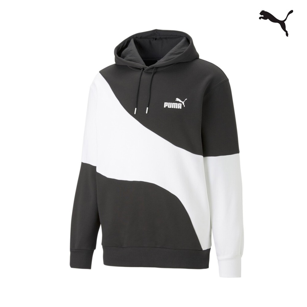 PUMA Ανδρική μακρυμάνικη μπλούζα φούτερ POWER Cat Hoodie Men - 674099-01