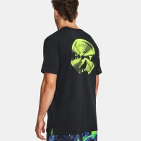 Under Armour Ανδρική κοντομάνικη μπλούζα Mens Project Rock Night Crew Short Sleeve - 1379751-001