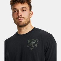 Under Armour Ανδρική κοντομάνικη μπλούζα Mens Project Rock Night Crew Short Sleeve - 1379751-001