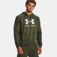 Under Armour Ανδρική Φούτερ με κουκούλα Mens UA Rival Fleece Logo Hoodie - 1379758-390