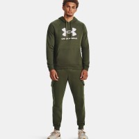 Under Armour Ανδρική Φούτερ με κουκούλα Mens UA Rival Fleece Logo Hoodie - 1379758-390