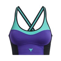 Under Armour Γυναικείο Μπουστάκι Womens Project Rock Infinity Mid Longline Lets Go Bra  - 1380191-523