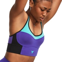 Under Armour Γυναικείο Μπουστάκι Womens Project Rock Infinity Mid Longline Lets Go Bra  - 1380191-523