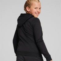 PUMA Παιδική μπλούζα φούτερ με κουκούλα Essentials+ Logo Full-Zip Hoodie Kids - 672113-01