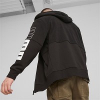 Puma Ανδρική Ζακέτα με Κουκούλα Power Men’s Full-Zip Hoodie - 675914-01