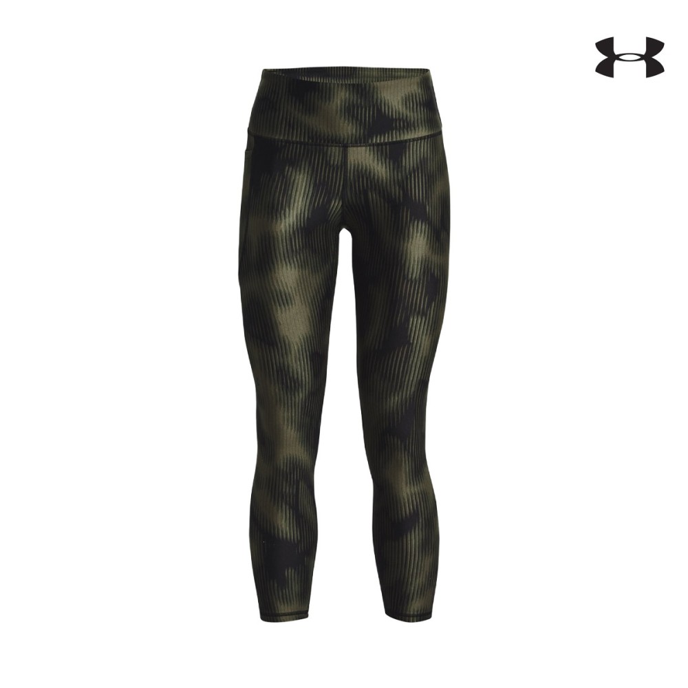 Under Armour Womens HeatGear® Armour No-Slip Waistband Printed Ankle Leggings Γυναικείο Κολάν - 1365338-390