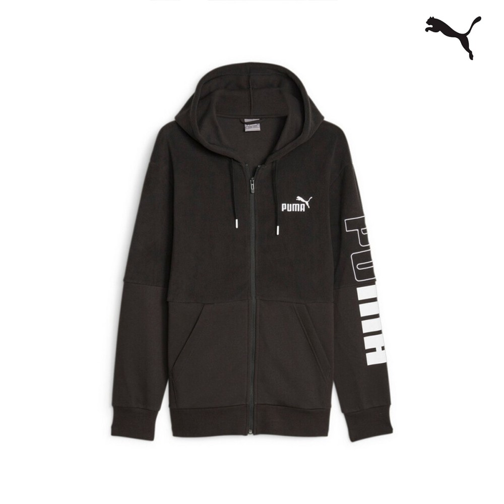 Puma Ανδρική Ζακέτα με Κουκούλα Power Men’s Full-Zip Hoodie - 675914-01
