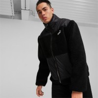 Puma Ανδρικό Μπουφάν Sherpa Hybrid Jacket - 675385-01