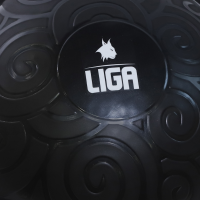 LIGASPORT Μπάλα ισορροπίας με λάστιχα 58cm (Black)