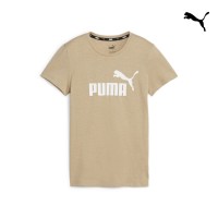 586876 ESS Logo Heather Tee ΜΠΛΟΥΖΑΚΙ ΚΟΝΤΟΜΑΝΙΚΟ PUMA