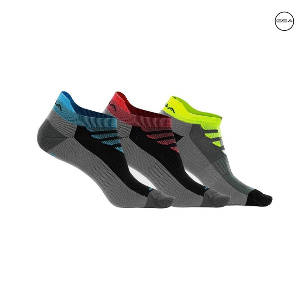 GSA 684 Extra Cushioned Performance Low Cut Socks / 3Pack