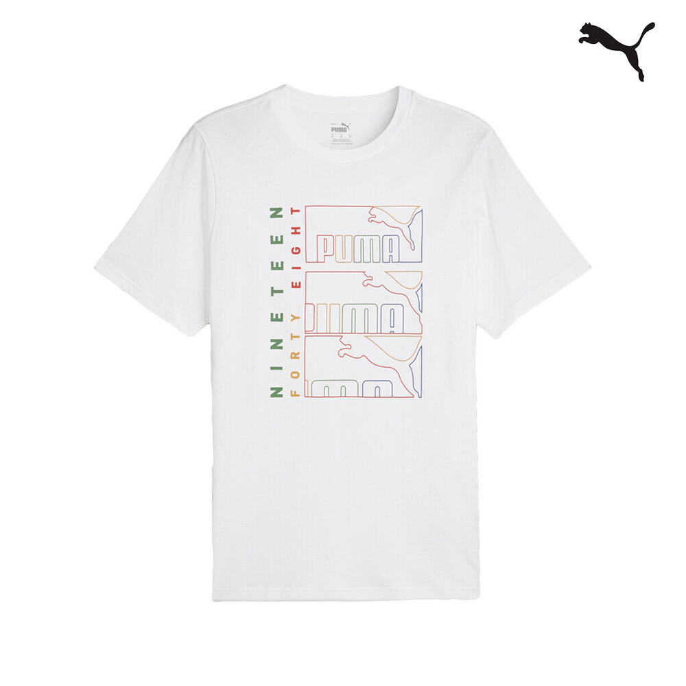 680173 GRAPHICS Triple No. 1 Logo Tee ΜΠΛΟΥΖΑΚΙ ΚΟΝΤΟΜΑΝΙΚΟ PUMA
