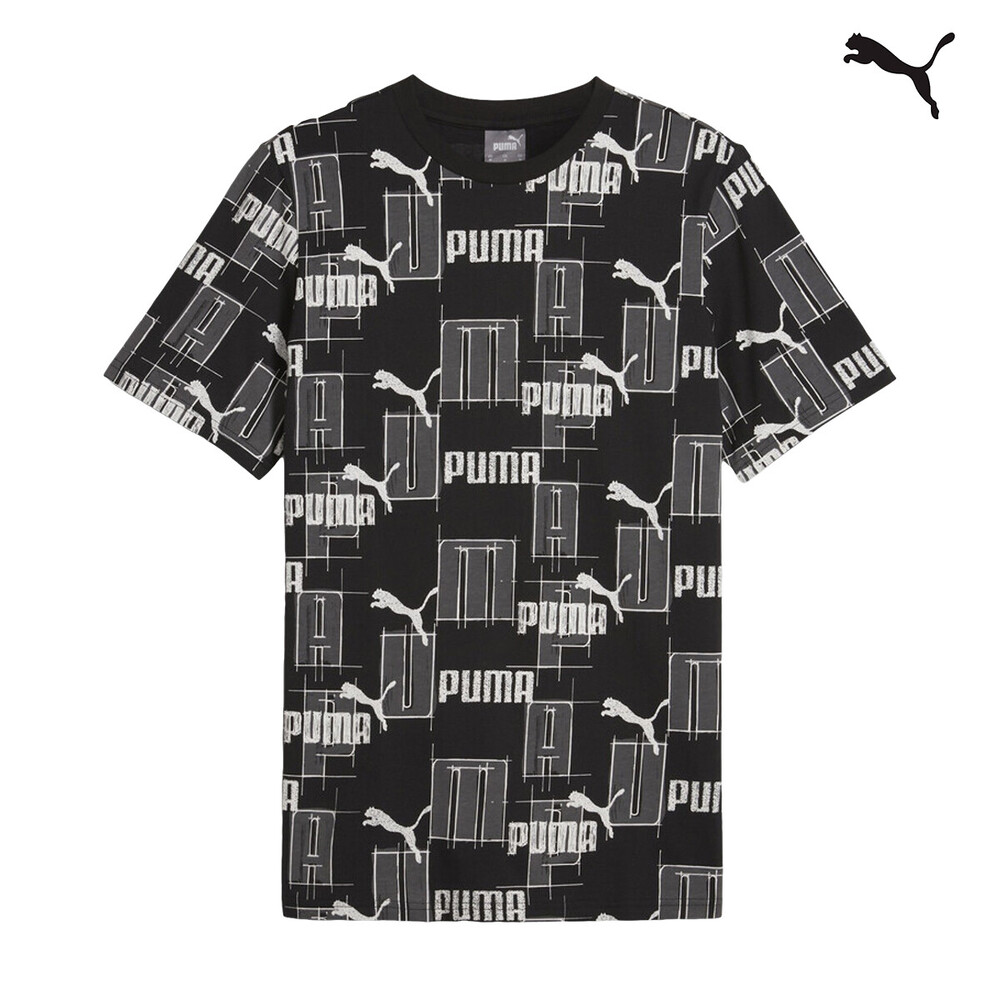 678982 ESS+ LOGO LAB AOP Tee ΜΠΛΟΥΖΑΚΙ ΚΟΝΤΟΜΑΝΙΚΟ PUMA