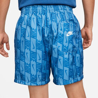 Nike Repeat Αθλητική Ανδρική Βερμούδα με Σχέδια Μπλε