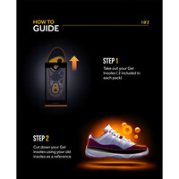CP028 Gel Insoles 42.5-44 Crep Protect - Gel Insoles ΠΑΤΟΣ CREP PROTECT