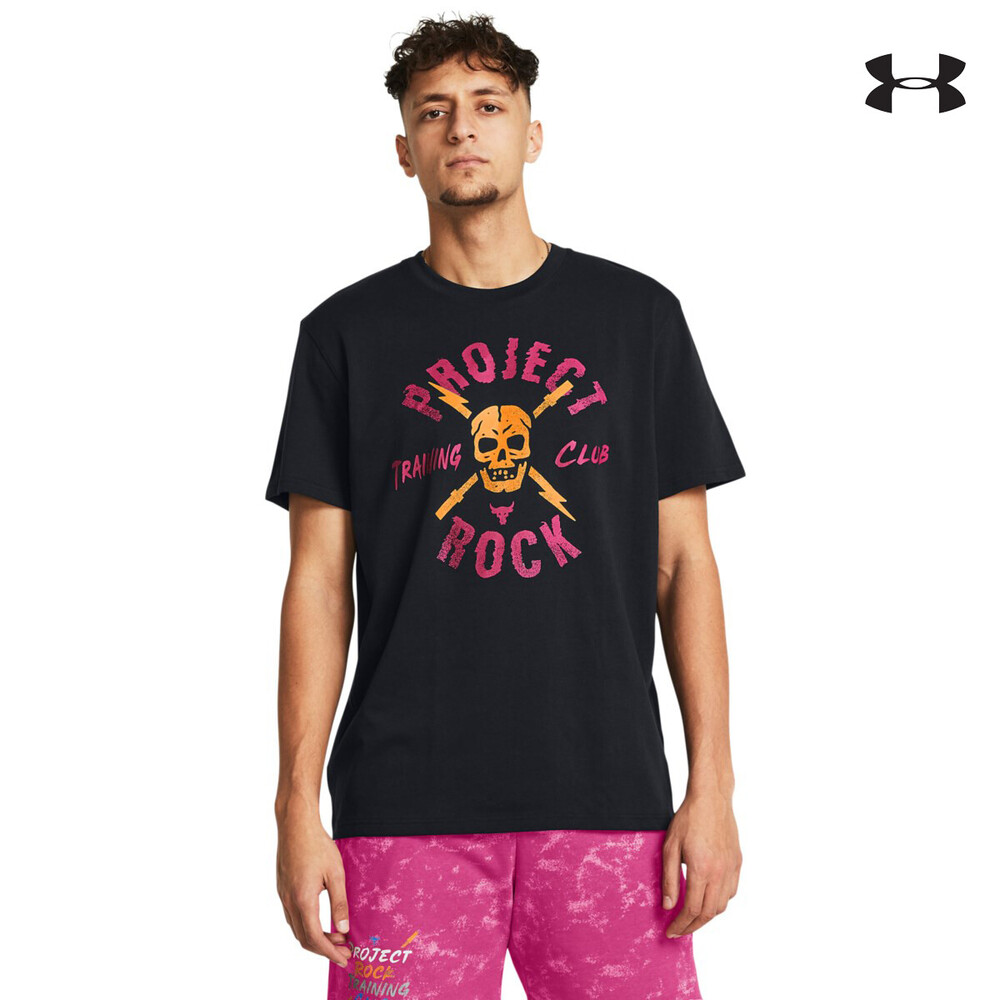 1383296 UA Pjt Rck TC Grphc HWT SS ΜΠΛΟΥΖΑΚΙ ΚΟΝΤΟΜΑΝΙΚΟ UNDER ARMOUR