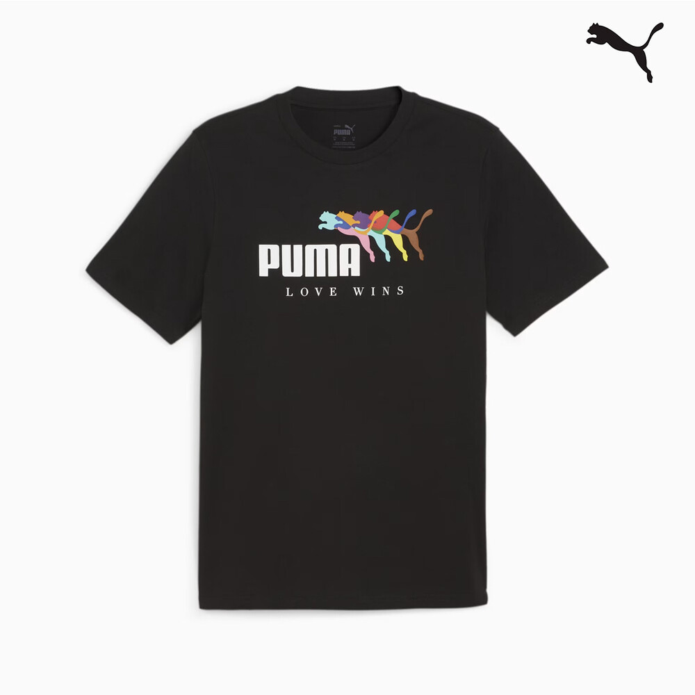 680000 ESS+ LOVE WINS Tee ΜΠΛΟΥΖΑΚΙ ΚΟΝΤΟΜΑΝΙΚΟ PUMA