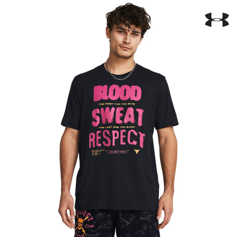 1383304 UA Pjt Rck BSR Graphic SS ΜΠΛΟΥΖΑΚΙ ΚΟΝΤΟΜΑΝΙΚΟ UNDER ARMOUR