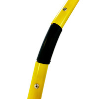 SLALOM POLE 1,60m - FLEXIBLE WITH SPIKES 30mm (YELLOW)