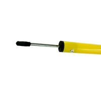 SLALOM POLE 1,60m - FLEXIBLE WITH SPIKES 30mm (YELLOW)