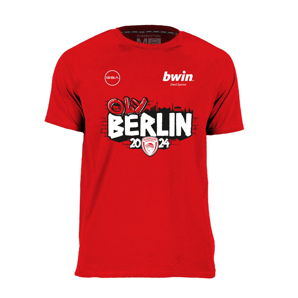 Final Four Berlin T-shirt Olympiacos B.C. Euroleague 2023-24