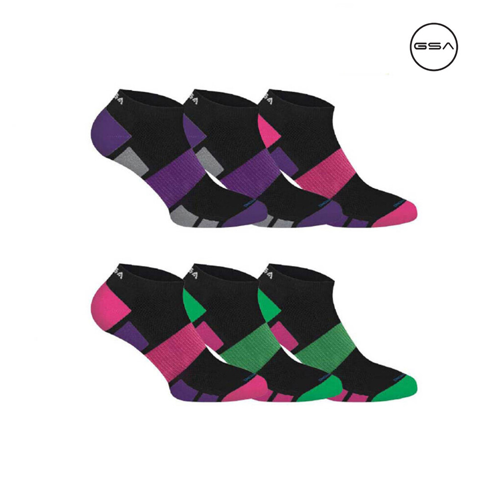 GSA HYDRO[+] 6946 Γυναικείες Αθλητικές Extra Cushioned Low Cut Κάλτσες / 6 Ζευγάρια