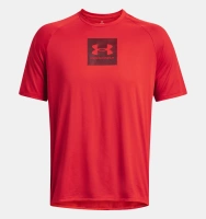 1380785 UA Tech Prt Fill SS ΜΠΛΟΥΖΑΚΙ ΚΟΝΤΟΜΑΝΙΚΟ UNDER ARMOUR