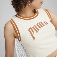 PUMA TEAM FOR THE FANBASE Graphic Cropped Tee