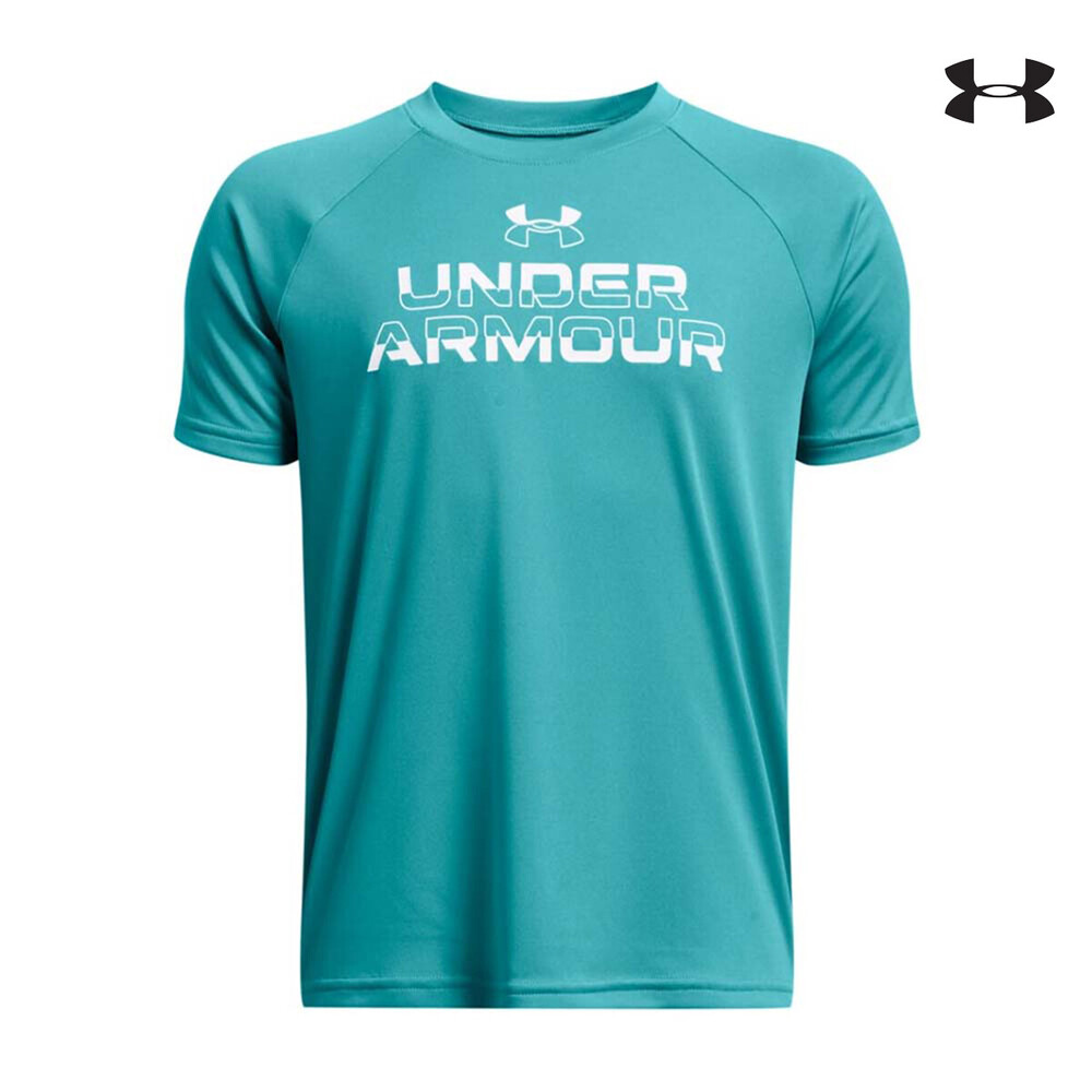 ΠΑΙΔΙΚΟ T-SHIRT 1383010 UA Tech Split Wordmark SS ΜΠΛΟΥΖΑΚΙ ΚΟΝΤΟΜΑΝΙΚΟ UNDER ARMOUR