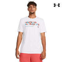 1382829 UA Colorblock Wordmark SS ΜΠΛΟΥΖΑΚΙ ΚΟΝΤΟΜΑΝΙΚΟ UNDER ARMOUR