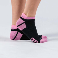 GSA Women's Ultralight Low Cut 6 Pack Bamboo No Show Socks Μαύρο