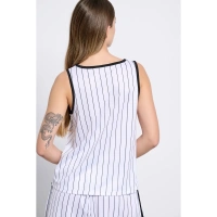 BASEBALL W CROP TOP