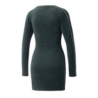 Puma Iconic T7 Velour Fitted Dress – Green Gables (589764-80)