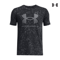 1376733 UA SPORSTYLE LOGO AOP SS ΠΑΙΔΙΚΟ  ΜΠΛΟΥΖΑΚΙ ΚΟΝΤΟΜΑΝΙΚΟ UNDER ARMOUR