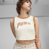PUMA TEAM FOR THE FANBASE Graphic Cropped Tee
