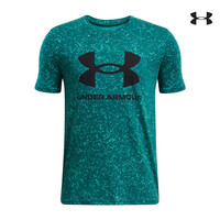 1376733 UA SPORSTYLE LOGO AOP SS ΠΑΙΔΙΚΟ ΜΠΛΟΥΖΑΚΙ ΚΟΝΤΟΜΑΝΙΚΟ UNDER ARMOUR