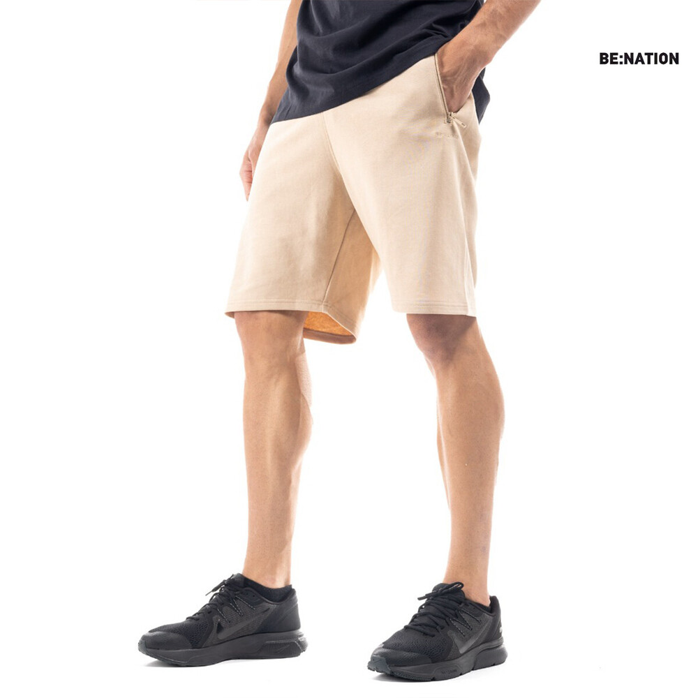 ESSENTIALS TERRY SHORTS WITH ZIP POCKETS