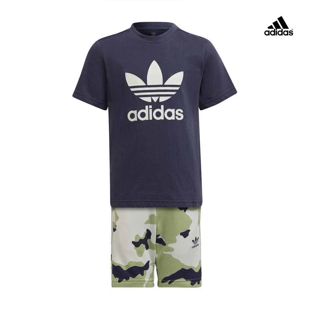 Adidas Παιδικό Σετ με Σορτς Καλοκαιρινό 2τμχ Navy Μπλε