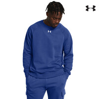 1379755 UA Rival Fleece Crew ΜΠΛΟΥΖΑ ΜΑΚΡΥΜΑΝΙΚΗ UNDER ARMOUR