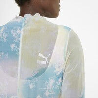 533594 Crystal G. AOP Longsleeve Fitted Tee ΜΠΛΟΥΖΑΚΙ ΚΟΝΤΟΜΑΝΙΚΟ PUMA