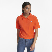 PUMA DOWNTOWN TOWELING POLO FIRELIGHT1